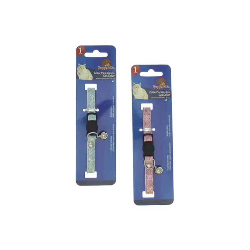 Collar Gato 30Cm Rosa/Verde