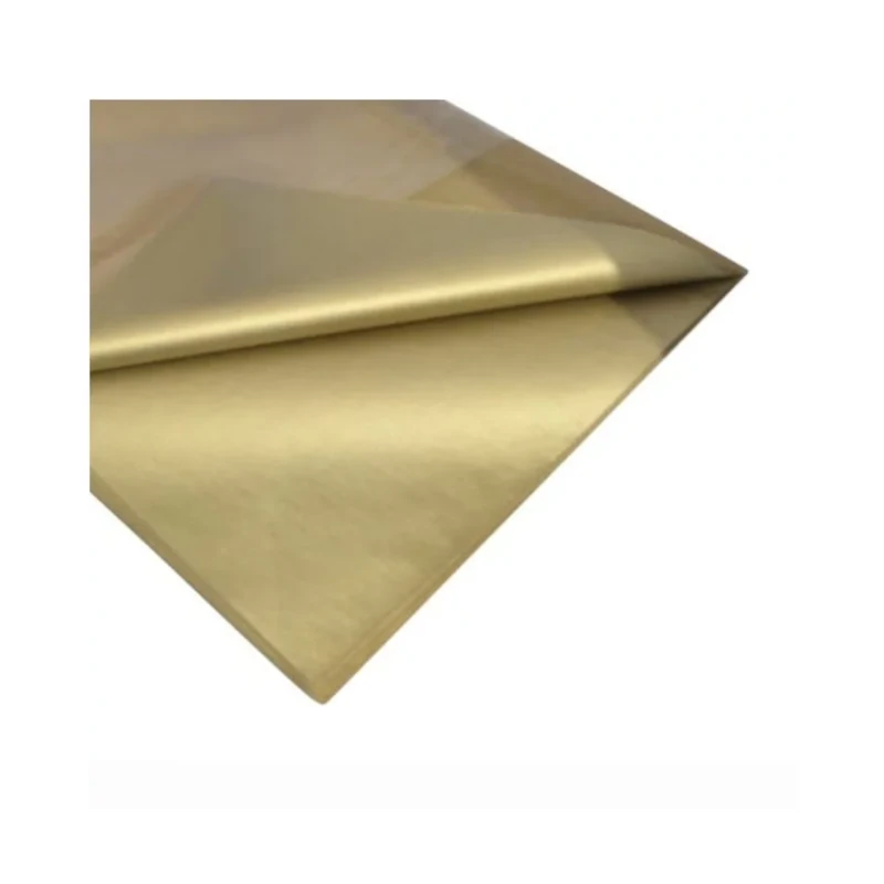 Papel China Paquete100 Dorado 20 X26