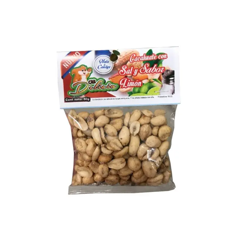 Cacahuate Sal Y Limon Mi Delicia 80gr