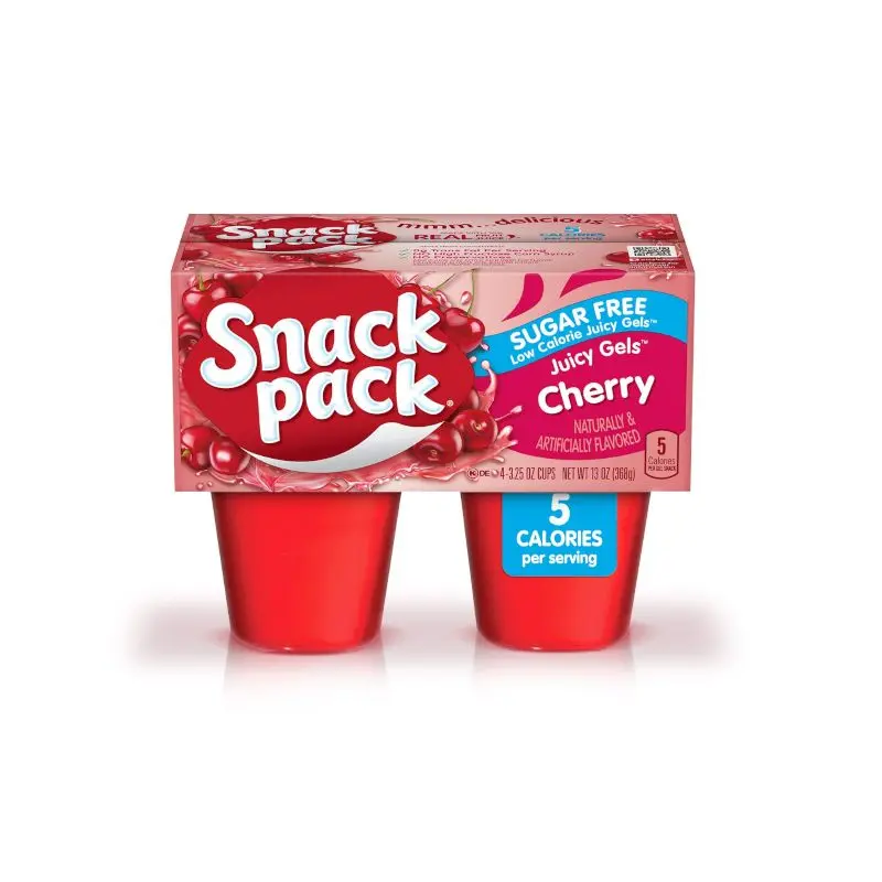 Gelatina Hunts Cherry Sugar Free 3.25 Oz