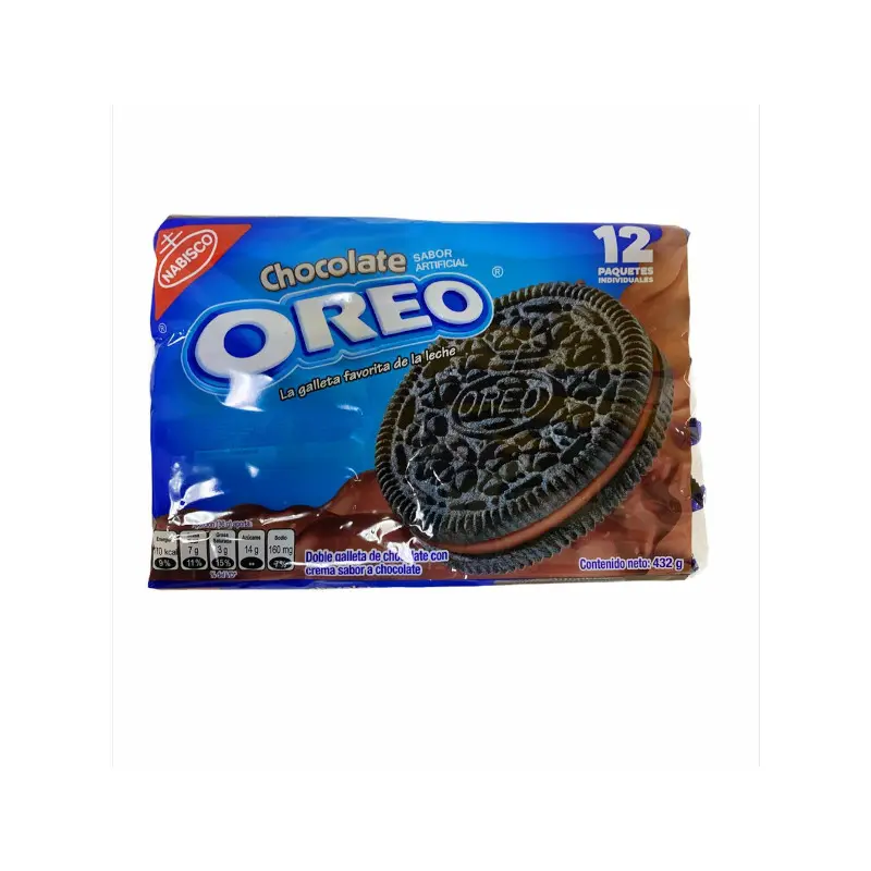 Galleta Nabisco Oreo Chocolate Pqt12 36gr
