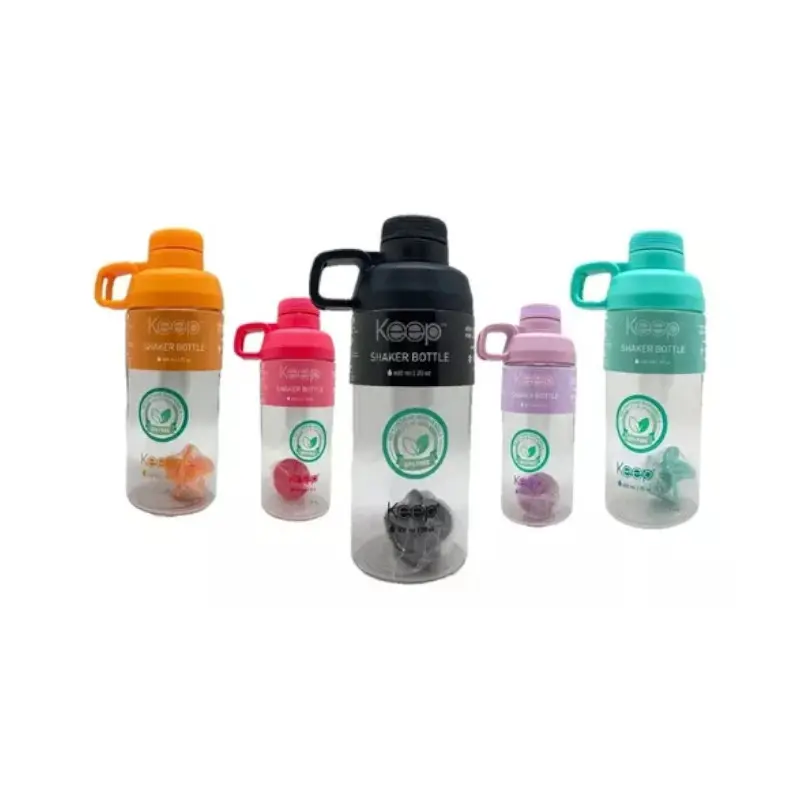 Termo Keep Plastico 600ml Surtido Shaker