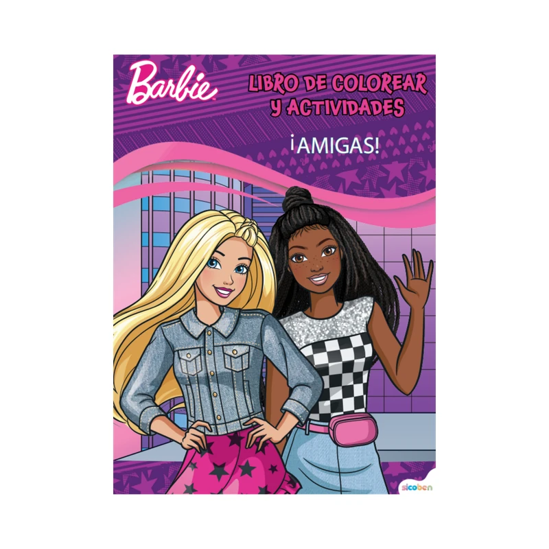 Libro De Actividades Colorear Barbie