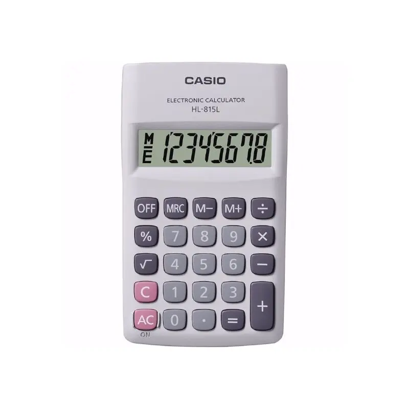 Calculadora Casio Hl-815 8 Digitos Blanco