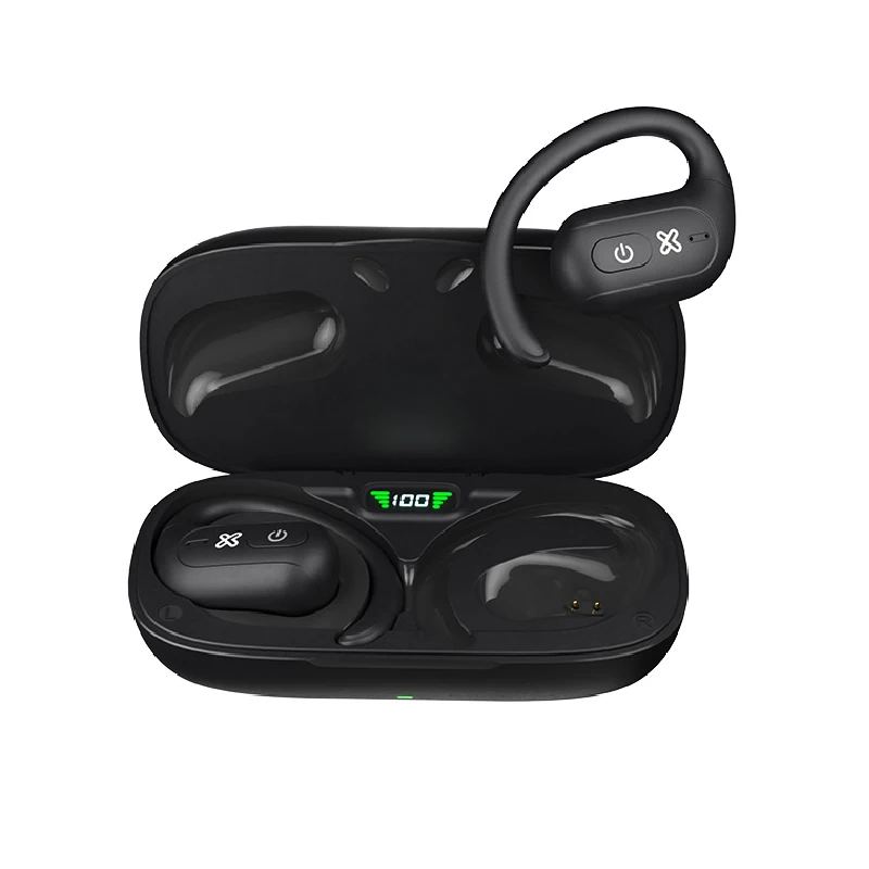 Audifono Klipx Koe-250Bk Negro Inalámbrico 20Hrs