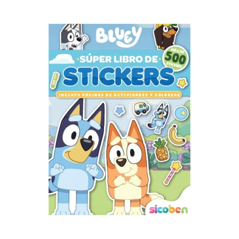 Libro De Actividades Colorear Bluey