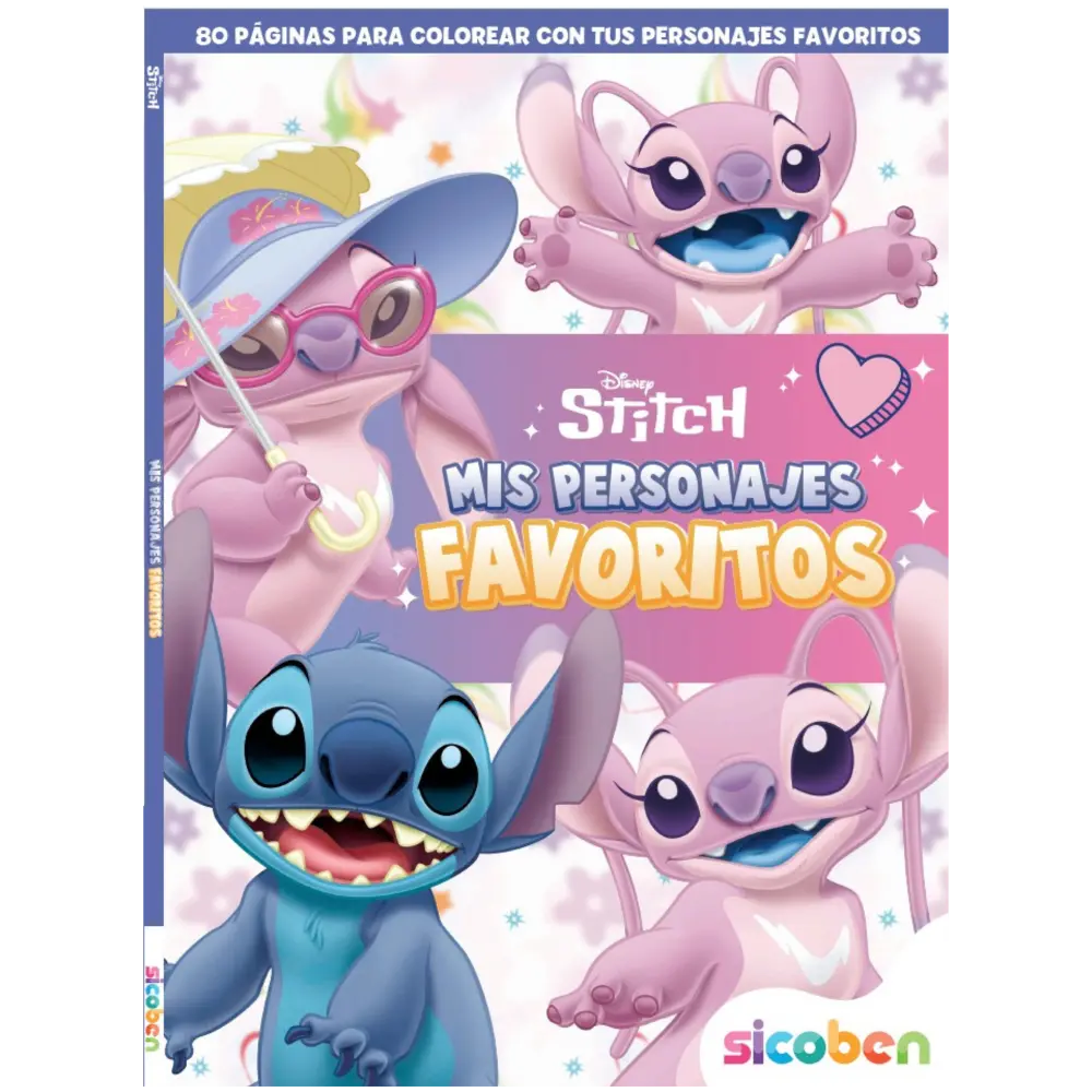 Libro De Actividades Colorea Con Mis Personajes Favoritos Surtido
