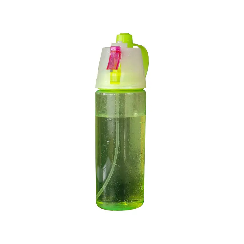Termo Plast 600Ml Con Atomizador Verde