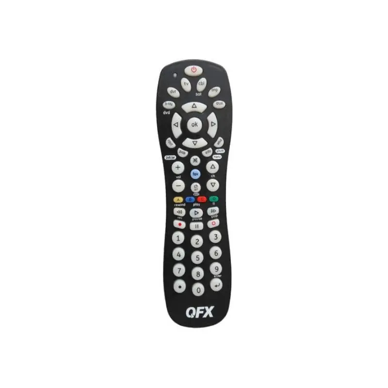 Control Remoto Universal Negro 6 En 1 Qfx Philmore
