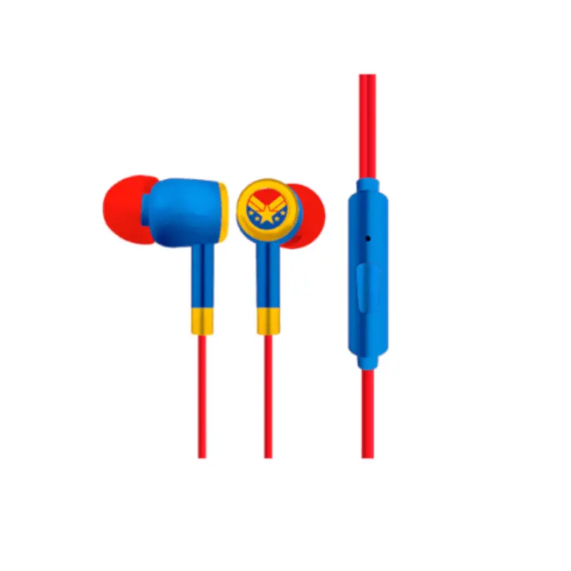 Audifono Xtech Xte-M100Cm Rojo 3.5Mm Marvel Capitana Marvel
