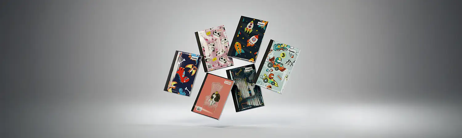 Cuaderno doble línea