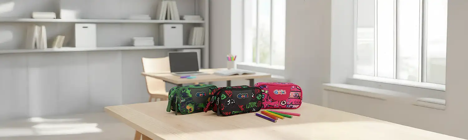 Cartucheras para artículos escolares